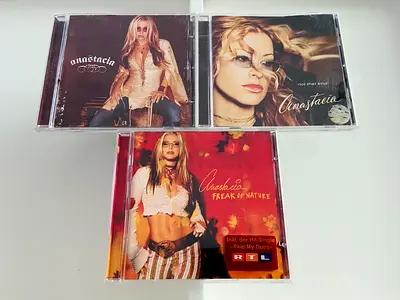 3 Anastacia Music CD’s