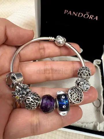 Beautiful Pandora Charm Bracelet with Unique Charms