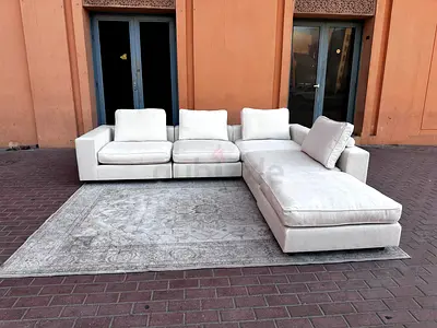 Look like brand new Marina Home Sofa with footstool