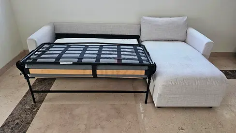 Almost brand new Condition Ikea Vimle L Shape Sofa Bed with Storage