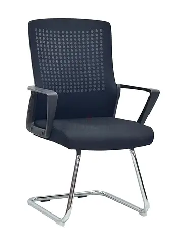 Ergonomic Mesh Visitor Chairs (Set of 2) – Comfortable Office Guest Seating