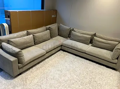 Great Condition West Elm Harmony Corner Sofa