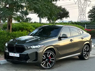 BMW X6 X40i M-SPORT 2024 GCC UNDER WARRANTY AND CONTRACT SERVICE NO ACCIDENTS NO PAINT