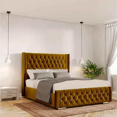 King size Upholstered Bed Frame