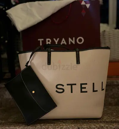 Stella Mccartney Canvas Tote with Matching Pouch