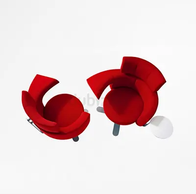 Drabert Hotspot by Kinnarps Revolving Lounge Chair Marina Home Moroso