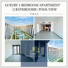 Modern 1BR Apartment | Two Washrooms | Stunning Pool View 💎