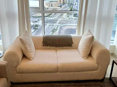 Cozy Modern Sofa in Neutral Tone