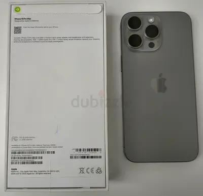 iPhone 15 Pro Max – Like New! ONLY eSIM Compatible with 8 Protective Covers