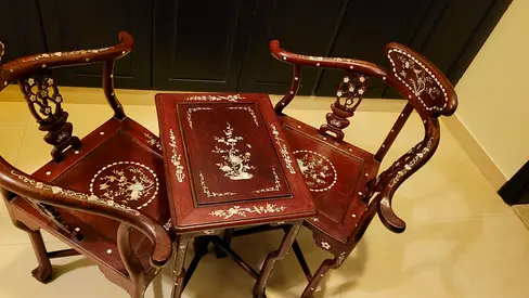 Chinese Table and Chair Set
