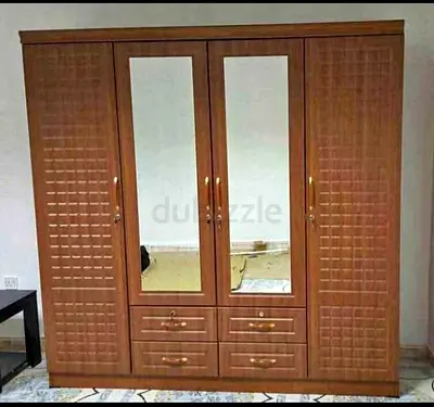 4 door wardrobe brand new free delivery and free fixing