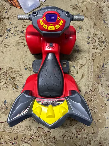 Exciting Red Ride-On Toy for Little Adventurers