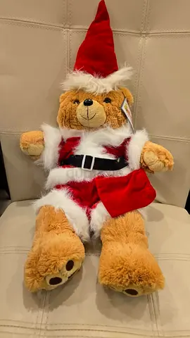 Festive Santa Bear Plush Toy