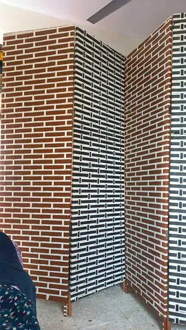 3 folding room divider/separator