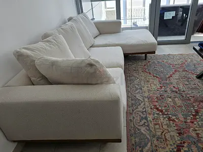 Perfect Condition West Elm New Port L Shape Sofa
