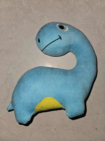 Adorable Blue Plush Dinosaur Toy