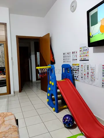 Colorful Indoor Slide with Basketball Set for Kids