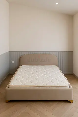 Stylish Beige Bed Frame for sale