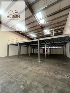 Spacious Storage Warehouse with Mezzanine for Rent |DIP | 5,646 Sqft | AED 435,000/Yearly