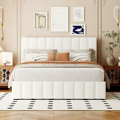 Elegant Modern Queen size Bed with medical mattress 800