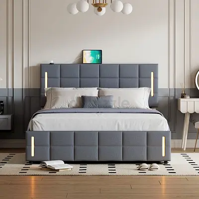 Modern King Size Bed Frame