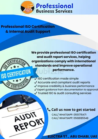 PROFESSIONAL ISO CERTIFICATION  INTERNAL AUDIT SUPPORT