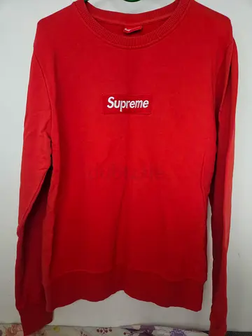 Authentic Supreme Red Sweatshirt
