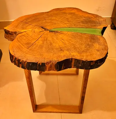 Live Edge Side Table