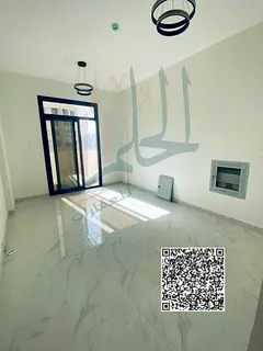 One bedroom, living room, 2 bathrooms, 2 balconies, first resident for annual rent