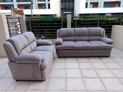 Comfortable Grey Sofa Set for Sale 3+2+