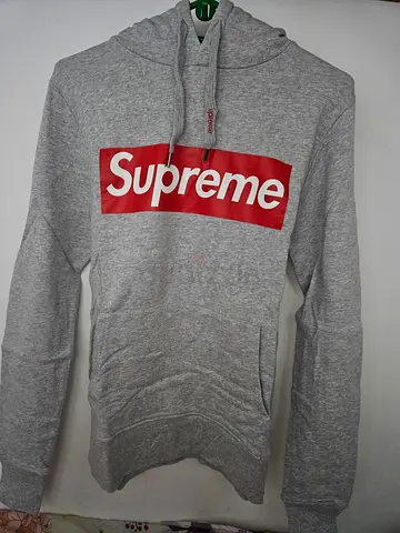 Authentic Supreme Grey Hoodie