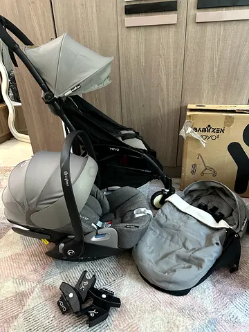Full set yoyo stroller with newborn and car seat