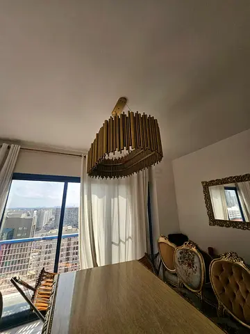 Copper-accented Chandeliers