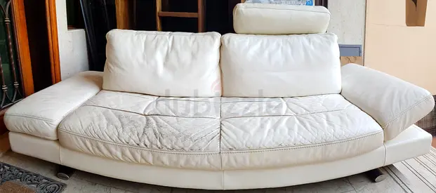 Marina Homes 2-Seater White Sofa