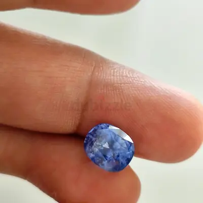 Natural real blue sapphire 5ct repolished