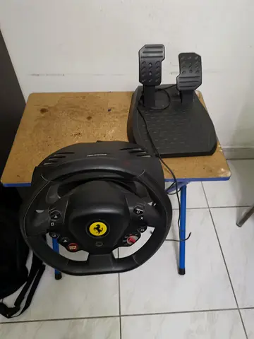 Thrustmaster T80 RW Ferrari 488 GTB Steering Wheel with Pedal- PS5 PS4 PC