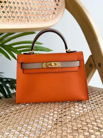 Premium Handmade Mini Kelly Style Bag - AAA+ Quality.