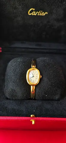 Cartier Baignoire yellow gold 16mm mini watch