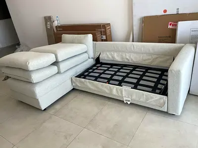 Same like new Condition Ikea Vimle L Shape Bed with Storage