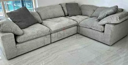 Perfect Condition Pan Home pianca feather filled Corner Sofa