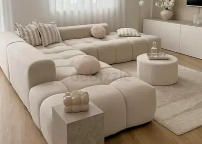 Modern stylish 5 seater L shape sofa