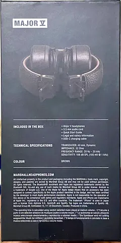 Marshall Major5 heatset