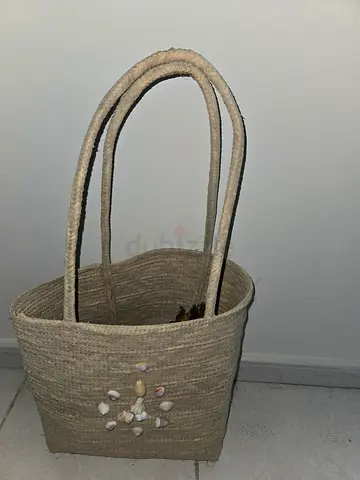 Handcrafted Natural Seagrass Storage Basket from zanzibar