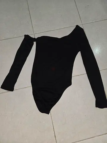 Elegant Black Long-Sleeve Bodysuit