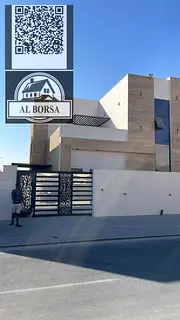 Villa for rent in Al Helio 2, Ajman. 4 master bedrooms, living room, majlis, kitchen, and maid's