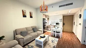 Modern Luxurious 1bhk + Fully Furnished + Balcony in Boulevard Al jada Community