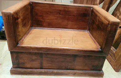 Antique Solid Wood Bench