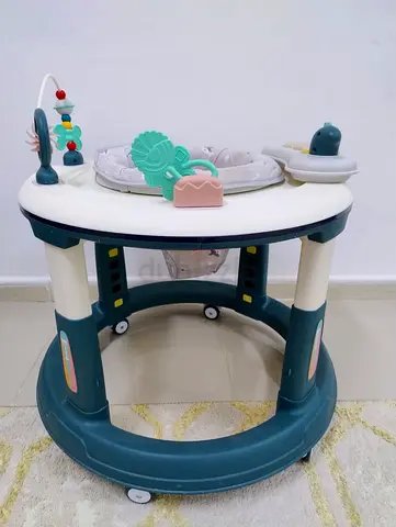 Baby walker adjustable height and 360 degree rotation
