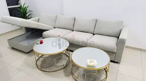 Looks great Condition Ikea Vimle L Shape Sofa with Storage
