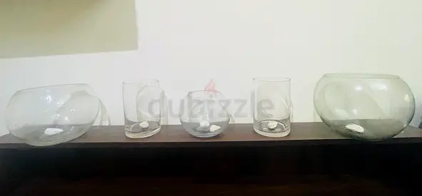 Ornamental fish bowls